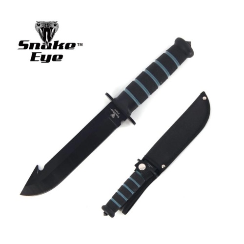 The Snake Eye Tactical Stainless Steel Gut Hook Knife (K-SE-8108-9)