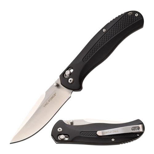 Tac-Force Ball Bearing Black Folding Knife 203mm (K-TF-1030BK)