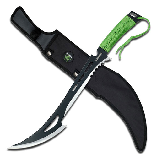 Z-Hunter Zombie Machete Green Cord Wrapped Handle 610mm (K-ZB-020)