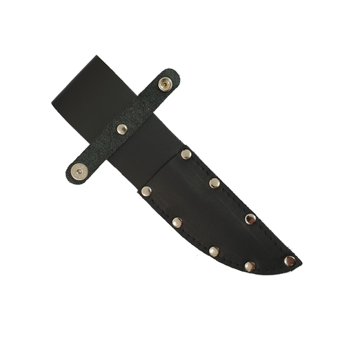 Powa Beam Full Grain Natural Leather Knife Sheath Black (K0150)