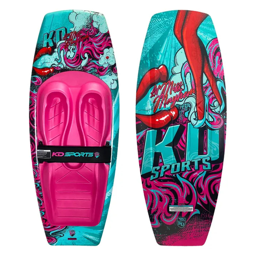 KD Sports Lil' Miss Mayhem Fibreglass Kneeboard + Hook 53" / 135 cm