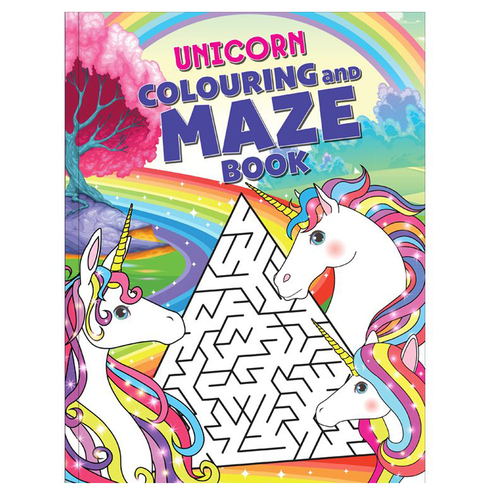 Unicorn Colouring and Maze Book (LAK205906)
