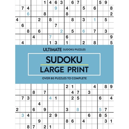 Lake Press Ultimate Sudoku Large Print Puzzle Book
