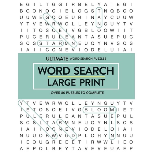 Lake Press Ultimate Word Search Large Print Puzzle Book