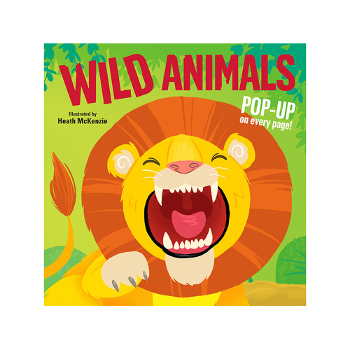 Lake Press Wild Animals Pop-Up on Every Page Childrens Book (LAK222347)
