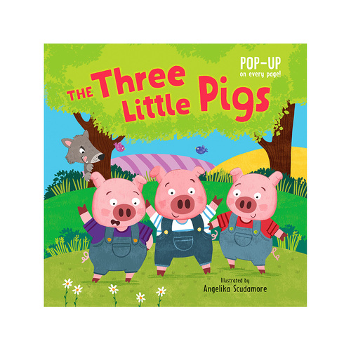 Lake Press The Three Little Pigs Pop-Up on Every Page Childrens Book (LAK223450)