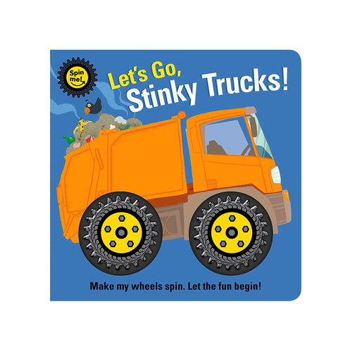 Lake Press Spin Me Lets Go Stinky Trucks Childrens Book (LAK228080)