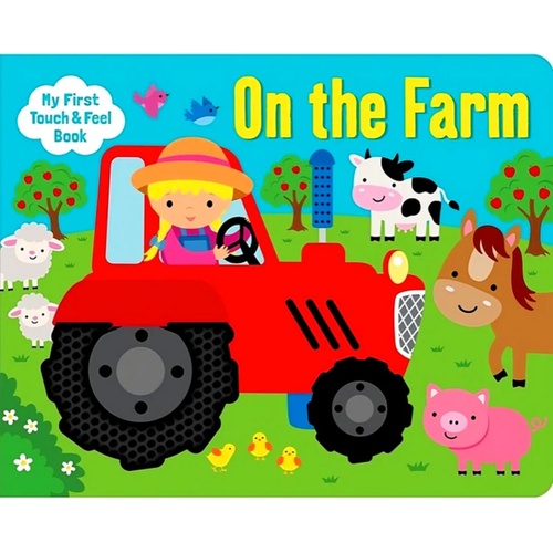 Lake Press On the Farm Touch & Feel Book for Ages 3+