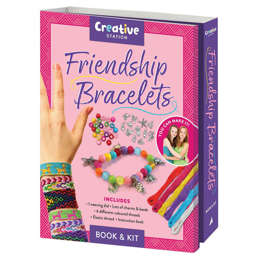Lake Press Creative Station Friendship Bracelets Book & Kit
