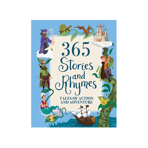 Lake Press 365 Stories & Rhymes Tales of Action & Adventure Blue (LAK231844)