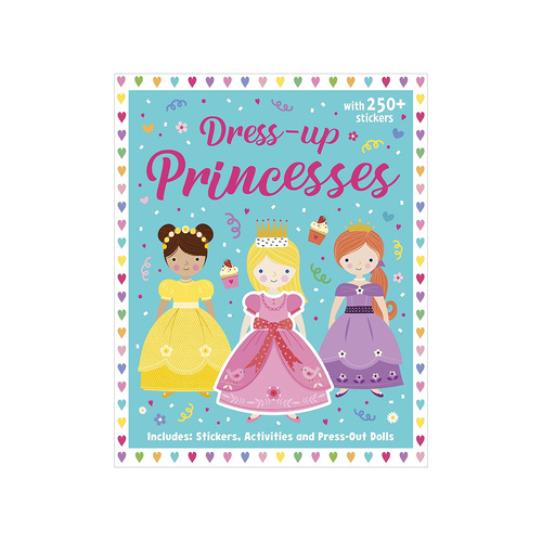 Lake Press Dress-Up Princesses Childrens Sticker Book (LAK234876)