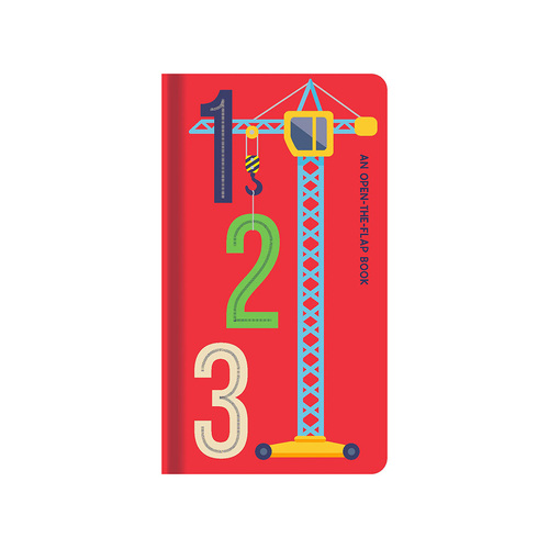 Lake Press 123 Tall Open-The-Flap Childrens Board Book (LAK235156)