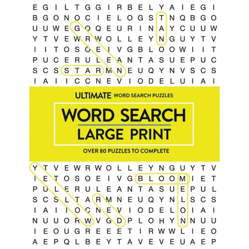 Lake Press Ultimate Word Search Large Print Puzzle Book