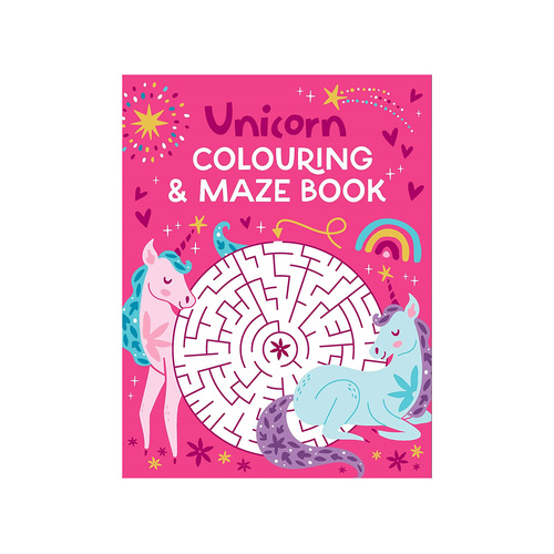 Lake Press Unicorn Colouring & Maze Book for Children (LAK235705)