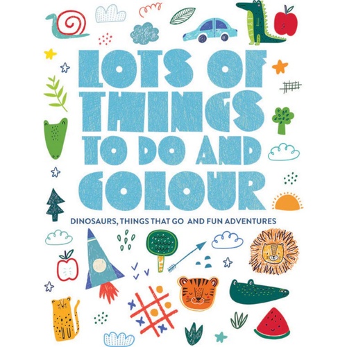 Lake Press Lots of Things To Do & Colour Activity Book Blue