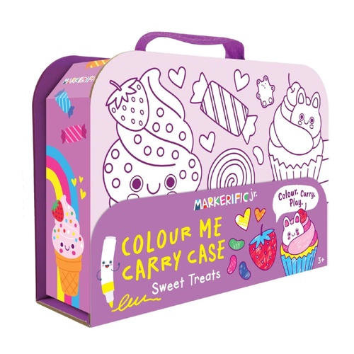 Markerific Jr. Colour Me Carry Case: Sweet Treats for Children Ages 3+