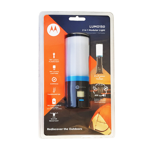 Motorola Hybrid Lantern + Torch w/ Thermometer (M-MSL150)