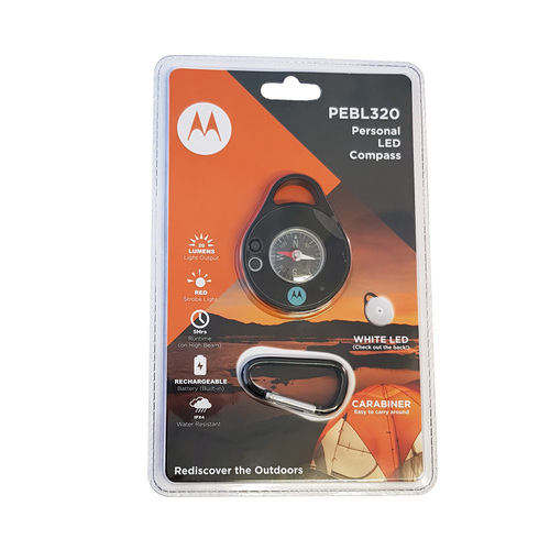Motorola Outdoor Personal LED Light w/ Compass (M-PB320)