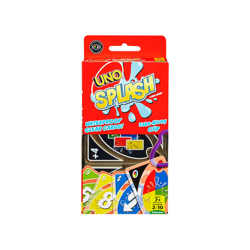 Mattel Games UNO Splash Waterproof Card Game Set 2-10 Players (MAT219708)