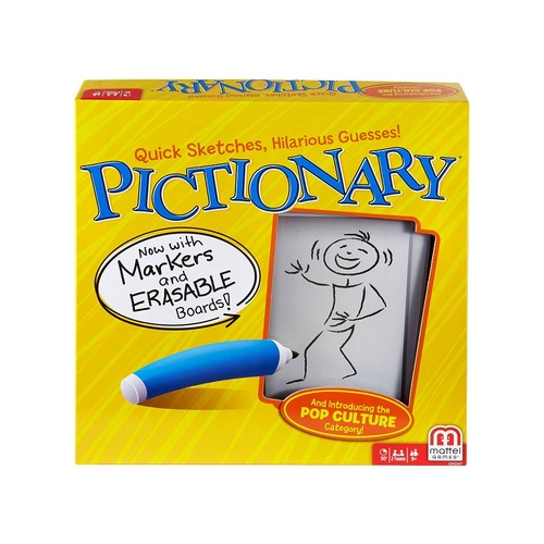 Pictionary Board Game By Mattel Games Educational Board Games Toys MAT23608