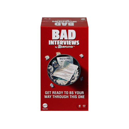 Mattel Games Bad Interviews Family Game 3+ Players Ages 17+ (MAT236831)