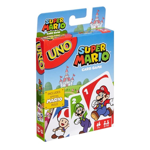 Uno Super Mario Card Game incl 112x Cards 2-10 Players Ages 7+