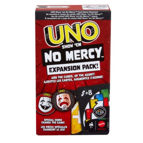 Mattel Games Uno Show 'Em No Mercy Expansion Pack Card Game