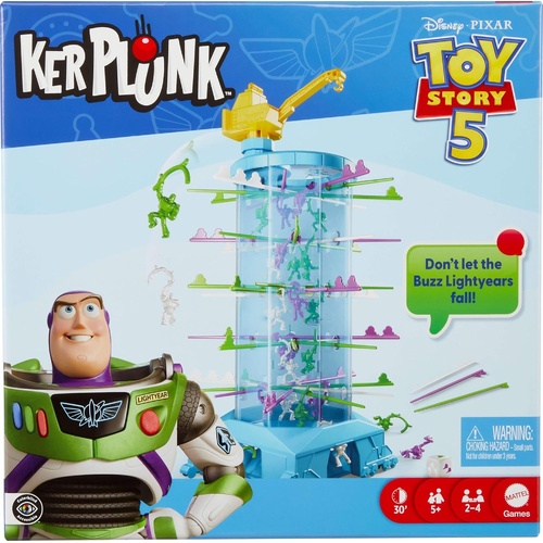 Kerplunk Disney Pixar Toy Story 5 Board Game 2-4 Players Ages 5+