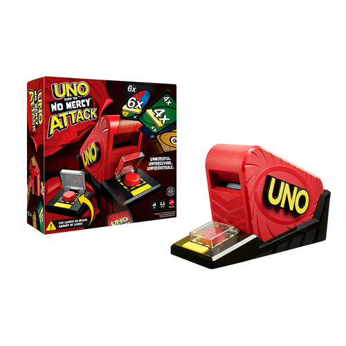 Uno Show 'Em No Mercy Attack Classic Family Card Game 2-6 Players Ages 7+