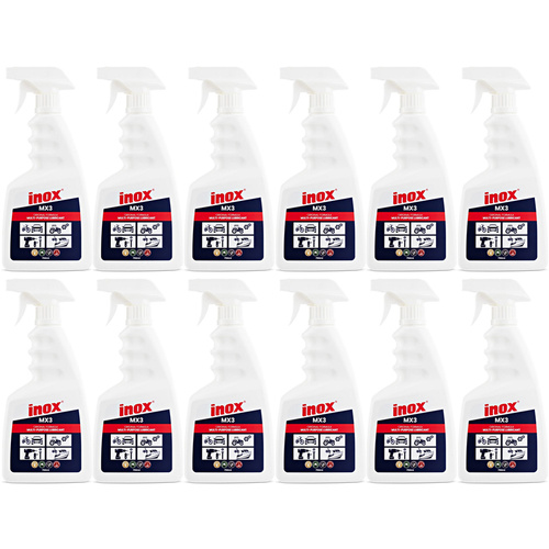 12 Pack Inox MX3 Multi-Purpose Lubricant Trigger Spray 750ml