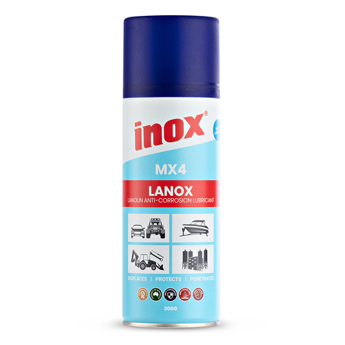 Inox Lanox MX4 Lanolin Lubricant Aerosol Spray 300g (MG-44410)