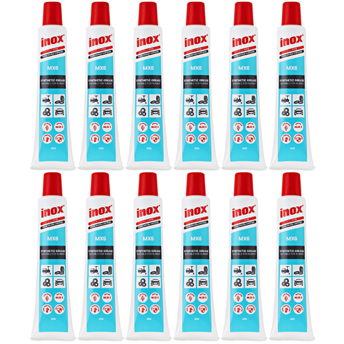12 Pack Inox MX6 Food Grade Grease Tube 30g