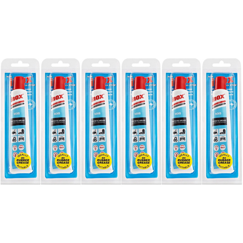 6 Pack Inox MX6 Food Grade Grease Tube Blister Pack 30g