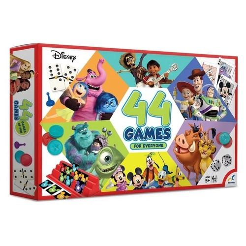 Disney 44 Games for Everyone Famiy Board Game 2-4 Players Ages 5+