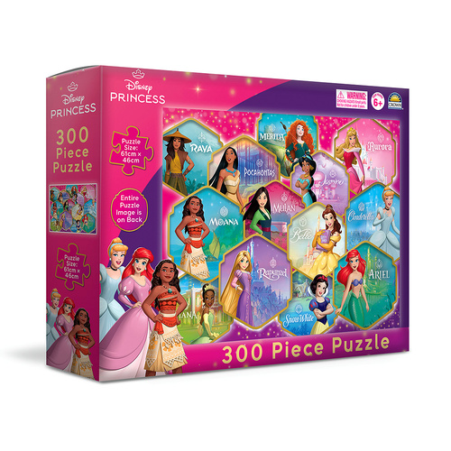 Crown Disney Princess Childrens Jigsaw Puzzle 300 Pieces (MJM205095)