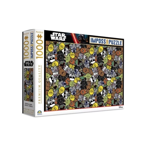 Disney ImpossApuzzle Star Wars Premium Jigsaw Puzzle 1000 Pieces
