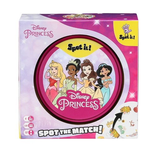 Moose Games Spot It Disney Princess Card Game 2-8 Players Ages 4+ (MOO106401)