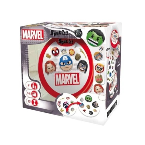 Moose Games Marvel Spot It! Card Game 2-8 Players Ages 6+