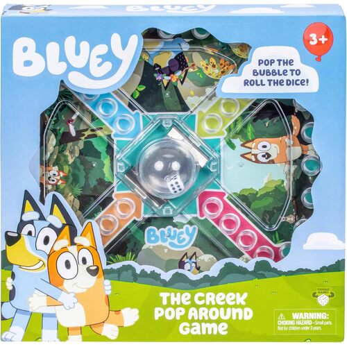 Moose Games Bluey The Creek Pop Around Game 2-4 Players Ages 3+ (MOO18057)