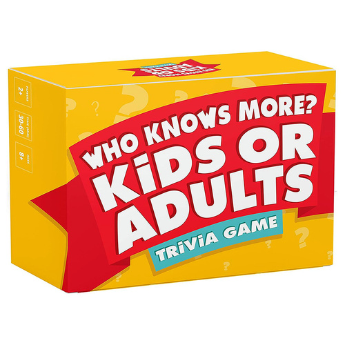 Moose Who Knows More? Kids or Adults Trivia Game (MOO396312)