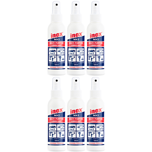 6 Pack Inox MX3 Original Super Lubricant Pump Bottle 125ml (MX3-125x6)