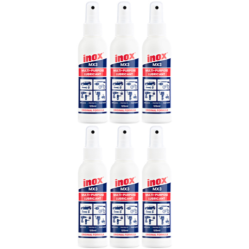 6 Pack Inox MX3 Original Super Lubricant Pump Bottle 125ml (MX3-125x6)