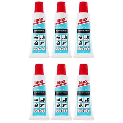 6 Pack Inox MX6 Extreme Pressure Fully Synthetic Grease 15g Tubes (MX6-15x6)