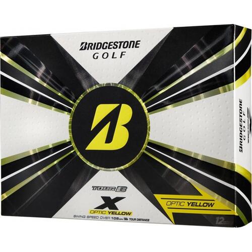Bridgestone Tour B X Yellow Golf Balls 1 Dozen