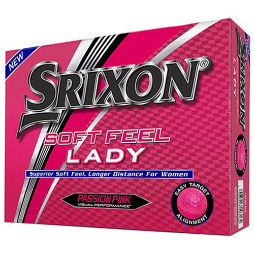 Srixon Soft Feel Lady Pink Golf Balls 1 Dozen