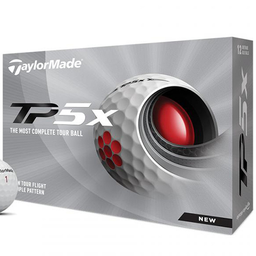 2021 TaylorMade TP5x White Golf Balls 1 Dozen