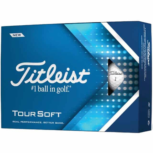 Titleist Tour Soft White Golf Balls 1 Dozen