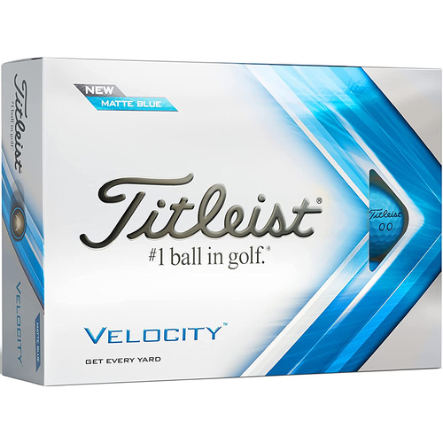Titleist Velocity Blue Golf Balls 1 Dozen
