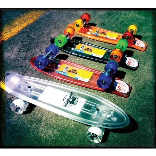 ADRENALIN ROCKET OLD SCHOOL SKATIE 21" x 6" - NO ORDINARY PLASTIC DECK