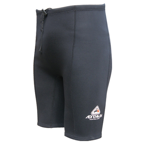 LAND & SEA LADIES 2MM NEOPRENE FLATLOCKED SHORTS - BLACK